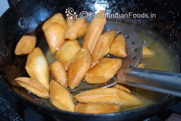 Once its ready & perfectly fried take it out from oil