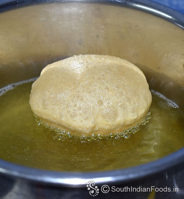 Deep fry puri