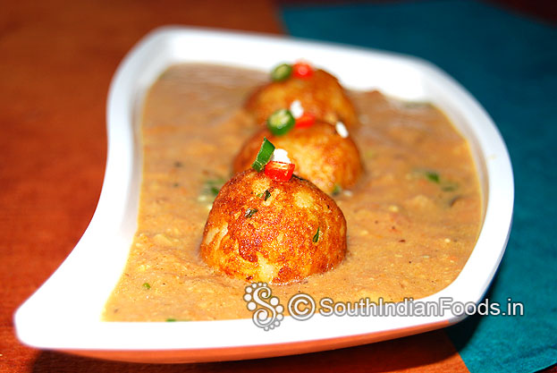Malai kofta butter masala