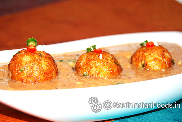 Malai kofta curry