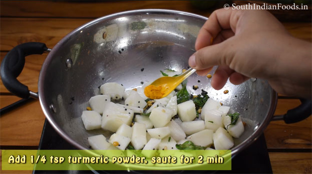 Mangalore cucumber more kuzhambu step 13
