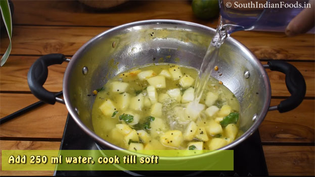 Mangalore cucumber more kuzhambu step 14