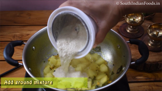 Mangalore cucumber more kuzhambu step 19