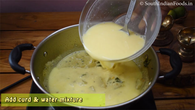 Mangalore cucumber more kuzhambu step 20