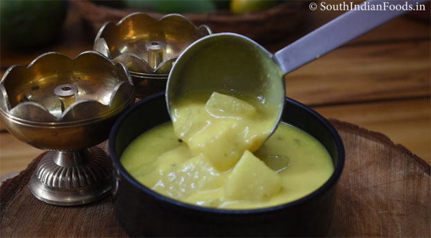 Mangalore cucumber more kuzhambu step 24