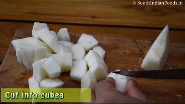 Mangalore cucumber more kuzhambu step 9