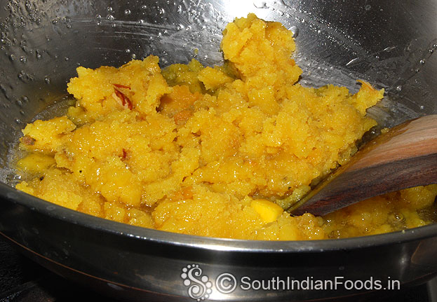 Add Mango milk powder mixture