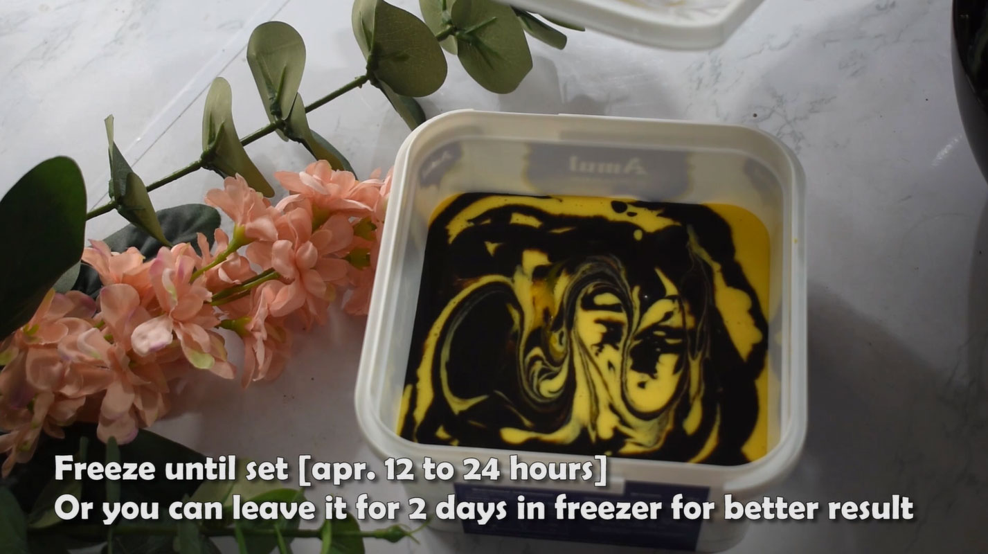 Mango chocolate ice cream 1