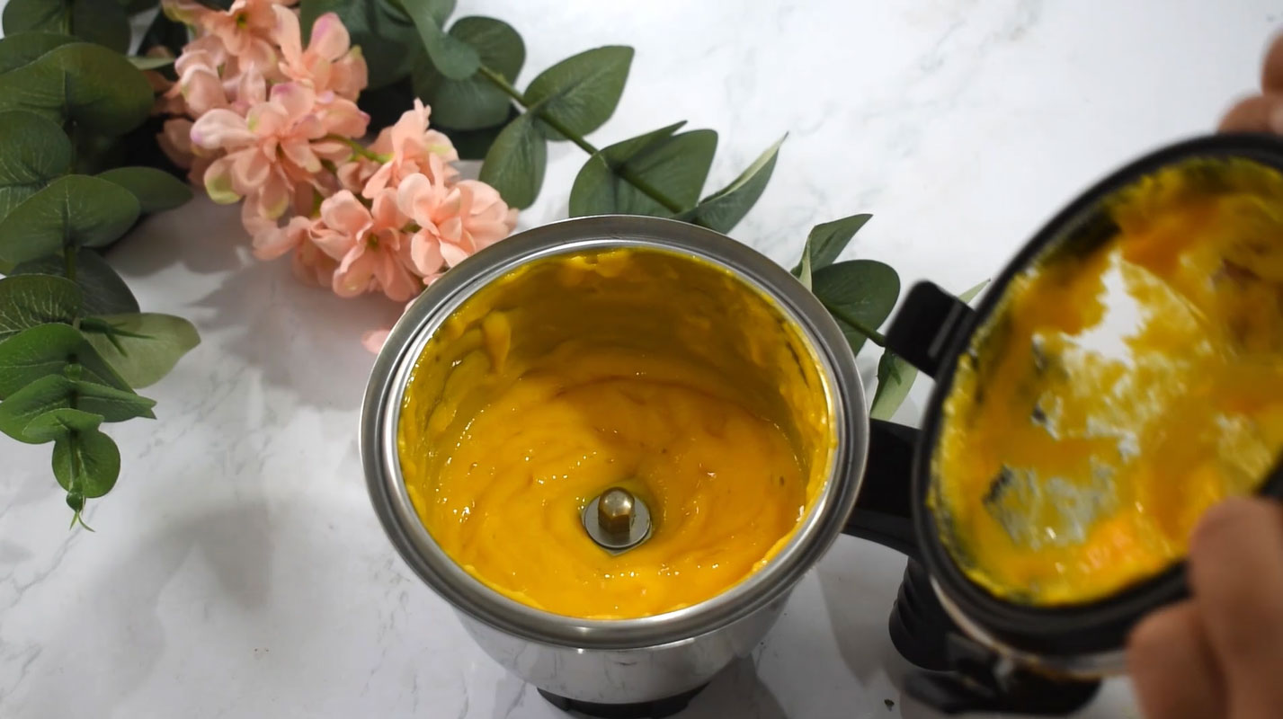 Mango chocolate ice cream 1