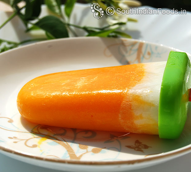 Mango ice pops