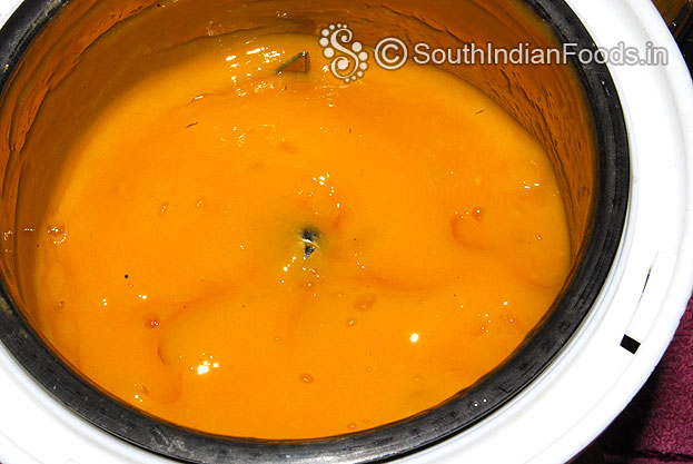 Mango puree ready, keep it aside