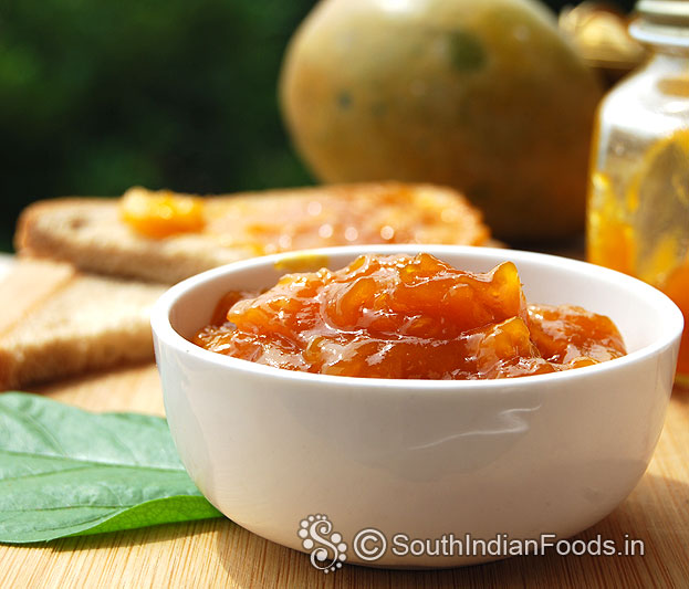 Spread jam over the bread & serve