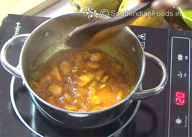 Stir well till it thickens