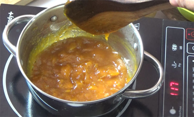 Now its ready, cut off heat