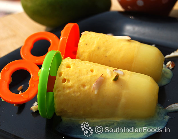 Fresh mango kulfi