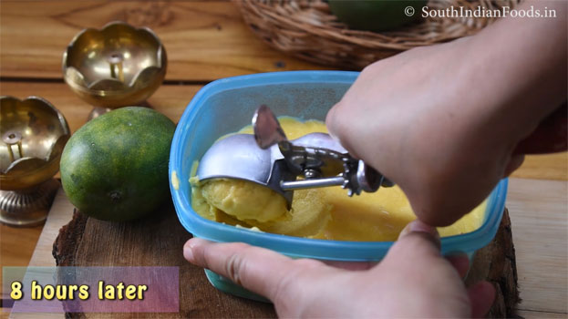 Mango lassi ice cream step 13