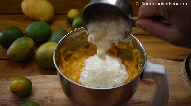 Mango lassi ice cream step 6