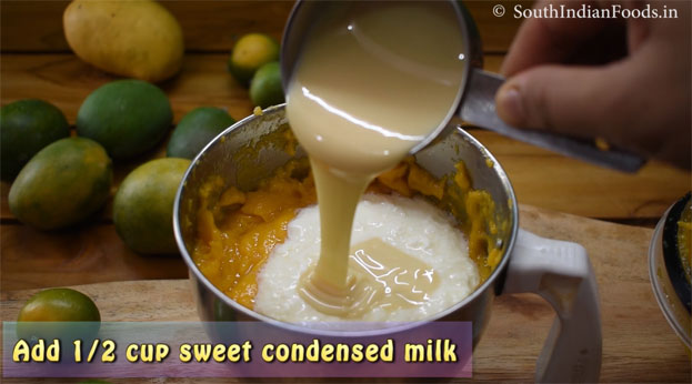 Mango lassi ice cream step 7