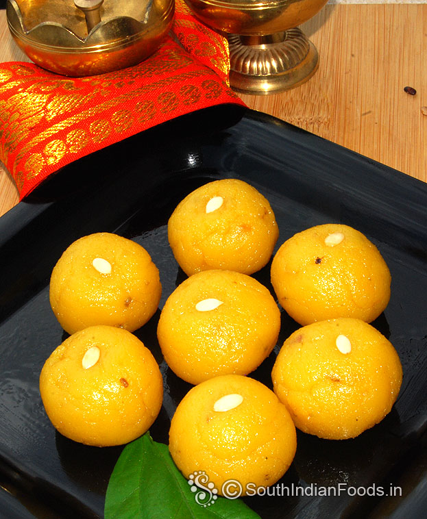 Mango milk powder laddu