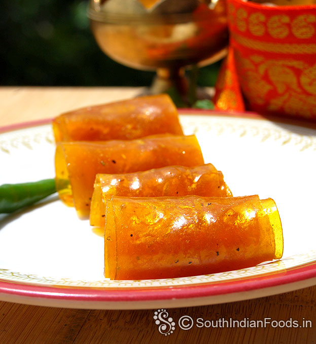 Sun dried mango bars