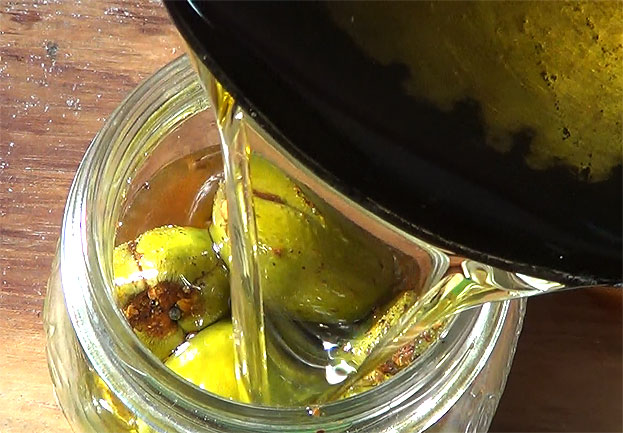 Add sesame oil