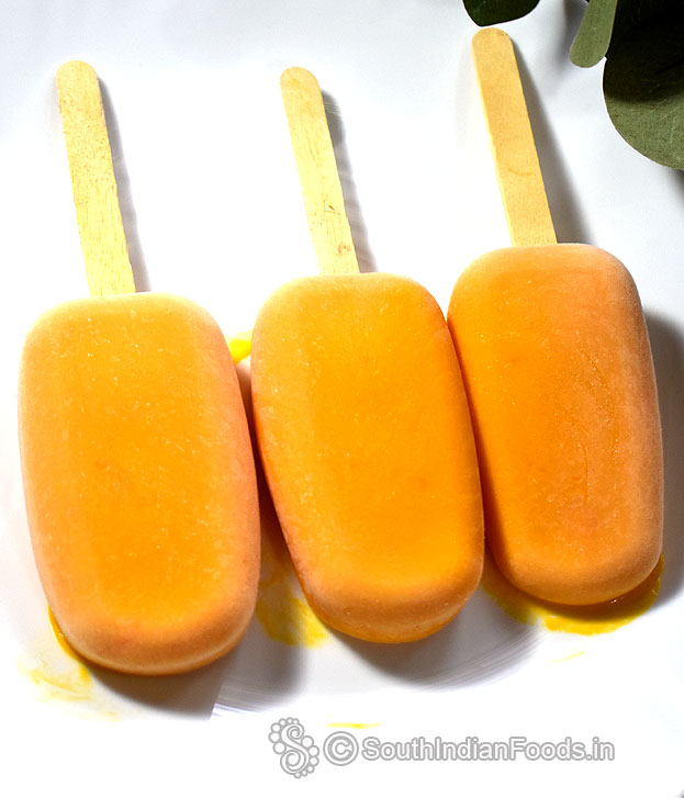 Mango popsicle