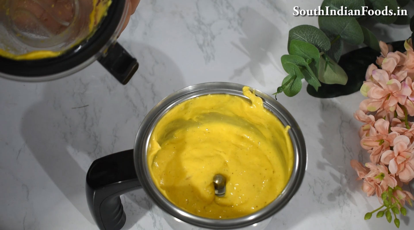  Mango sponge cake