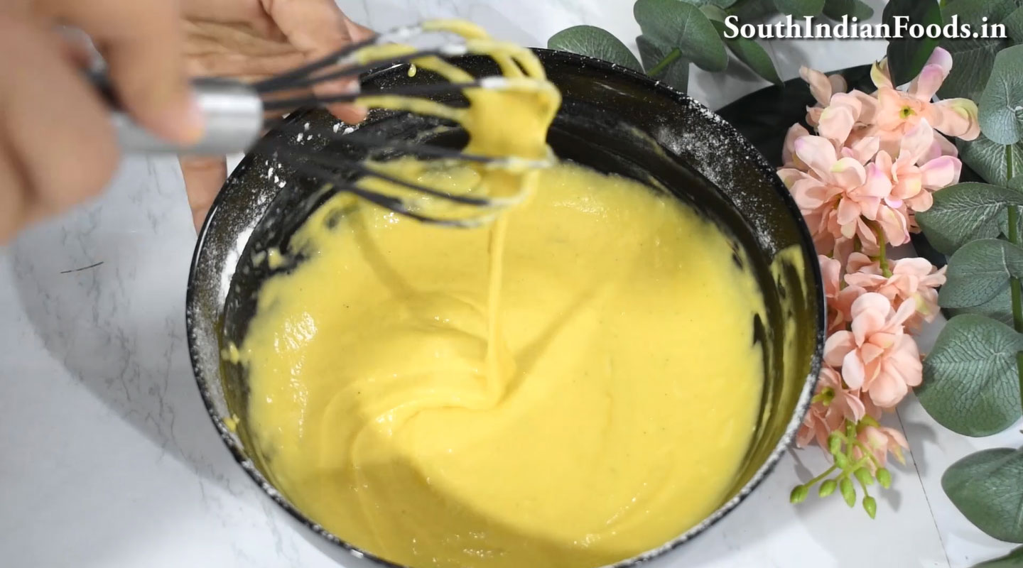  Mango sponge cake