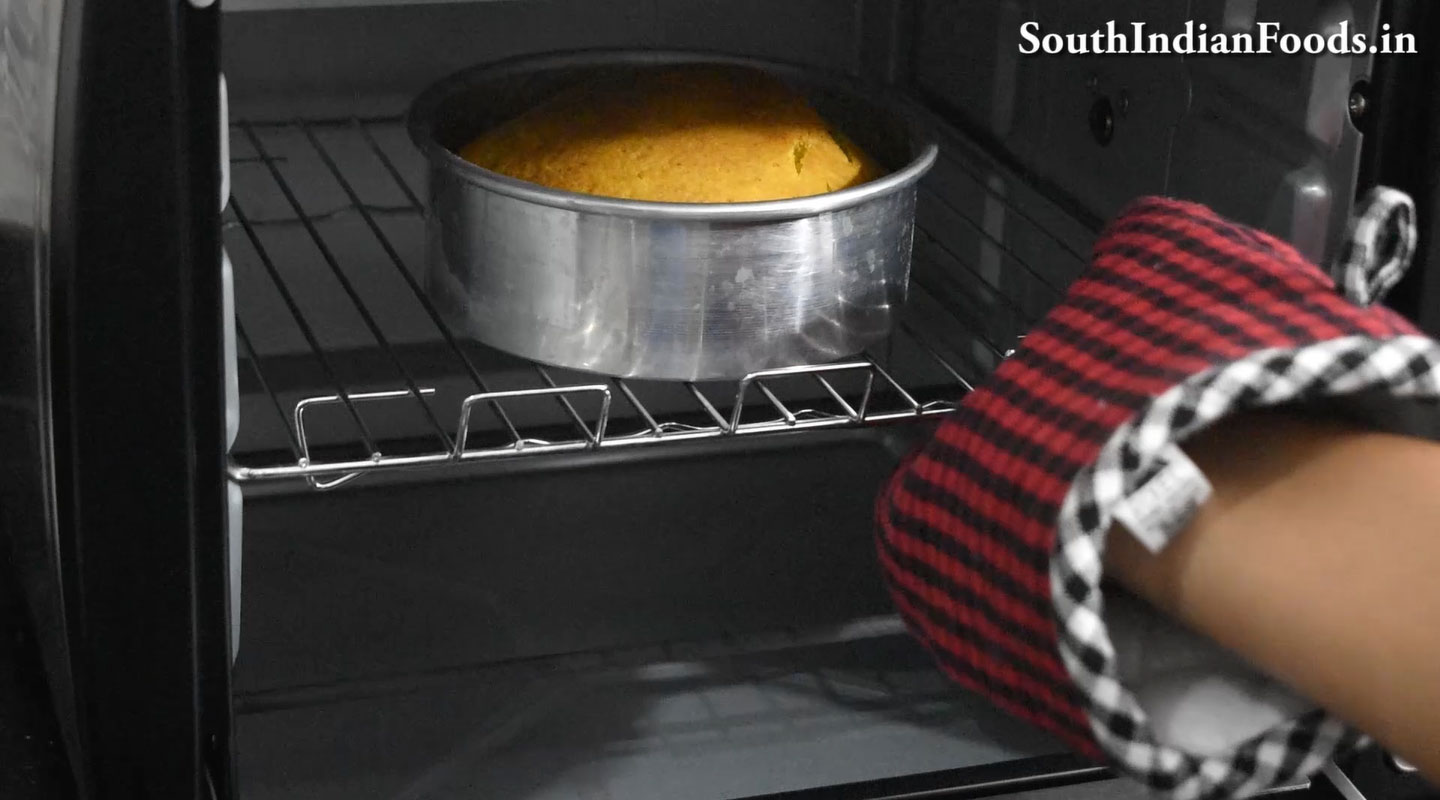  Mango sponge cake