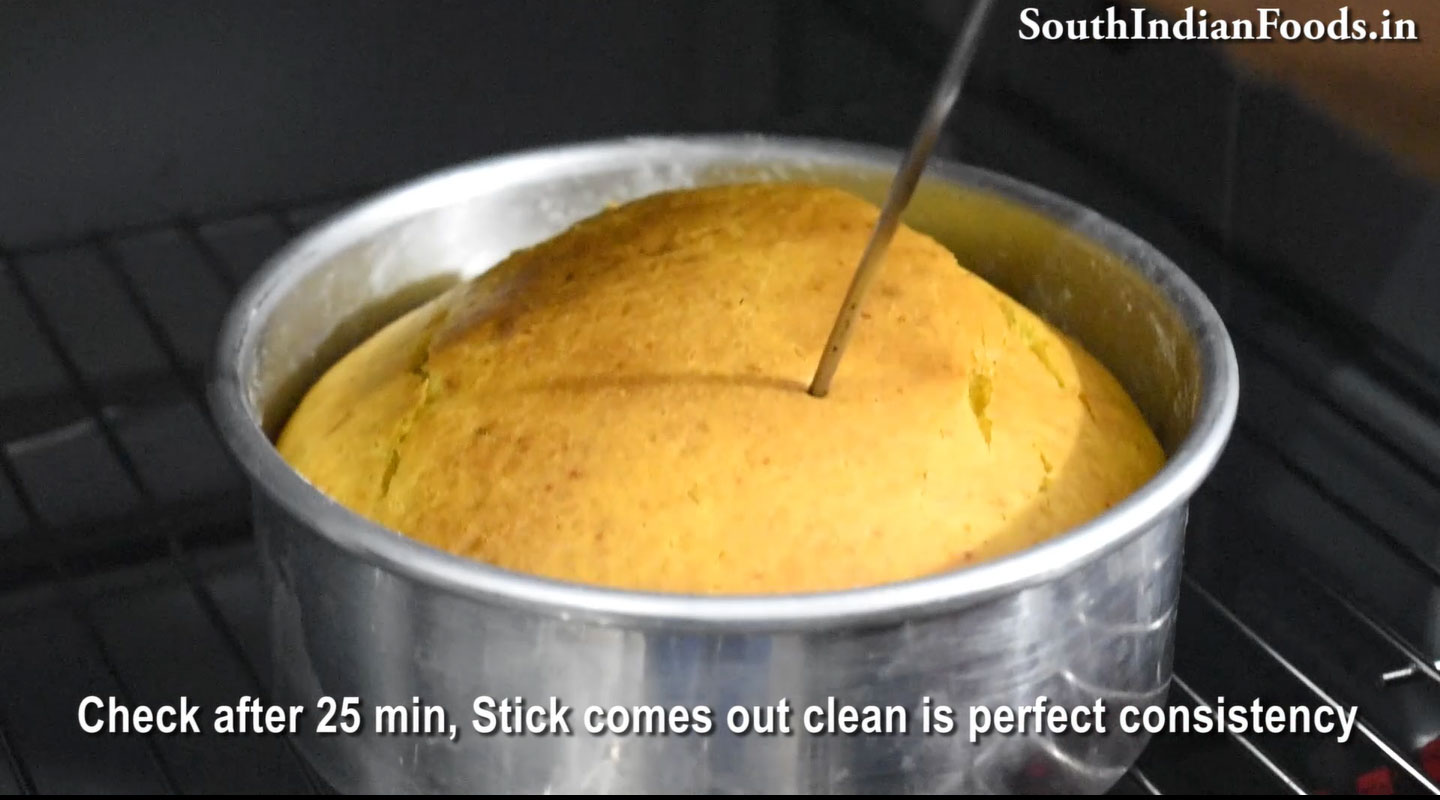  Mango sponge cake