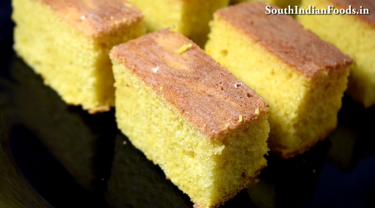  Mango sponge cake