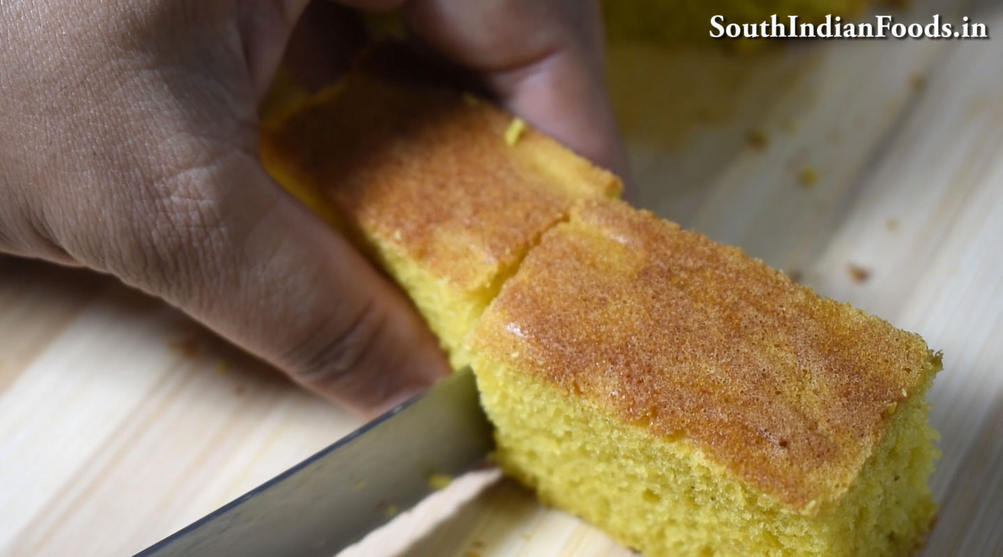  Mango sponge cake