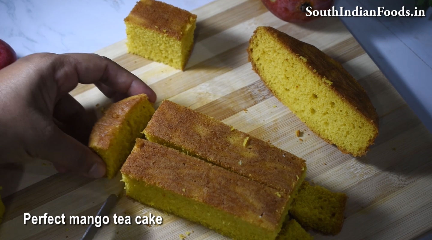  Mango sponge cake