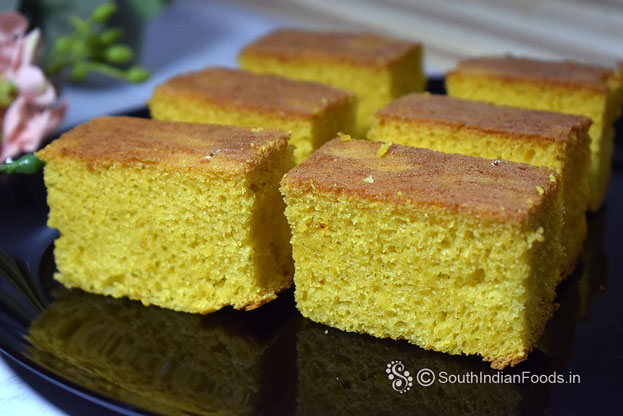  Mango sponge cake