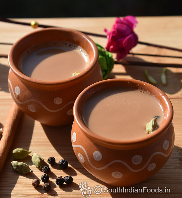 Instant homemade masala tea