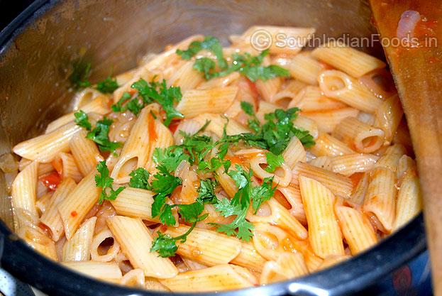 Add coriander leaves