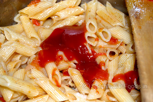 Add tomato sauce