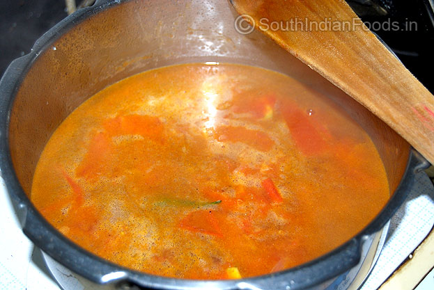 Dry roasted ingredients for sambar
