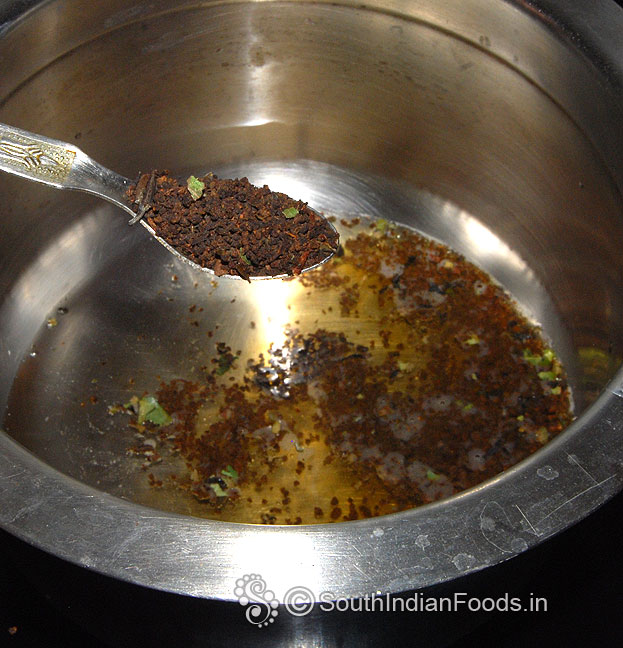 Add tea powder