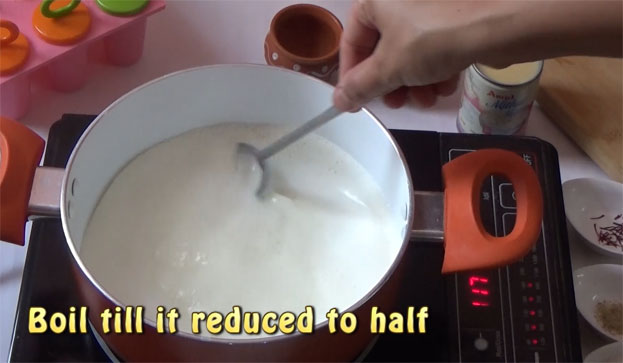 Boil it reduced to half