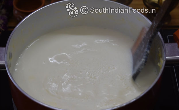 Stir well in the middle to avoid burning in the bottom