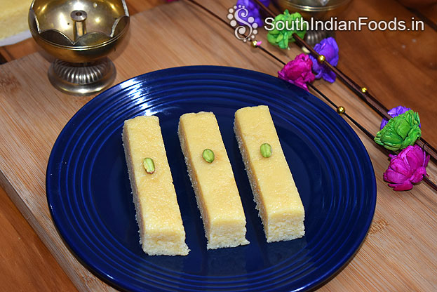 Garnish with pista