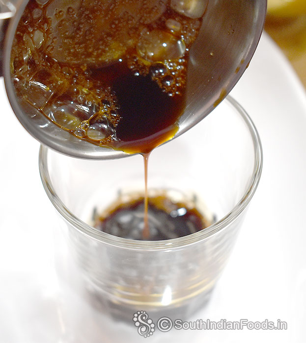 Add coffee decoction