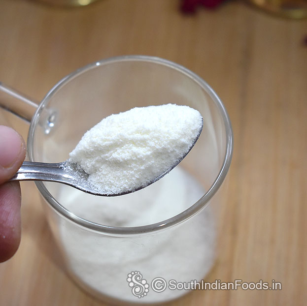Add 2 1/2 tbsp powder 