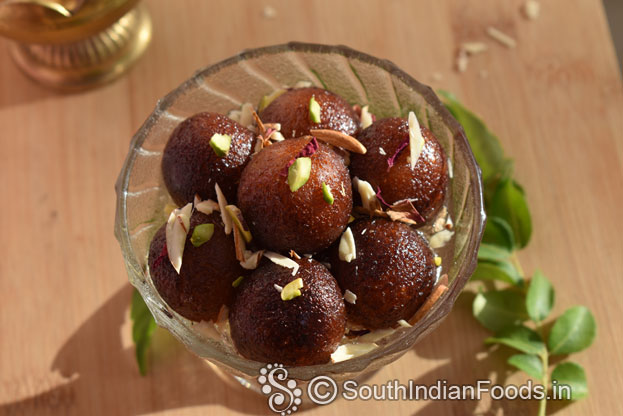 Jamun with milk powder