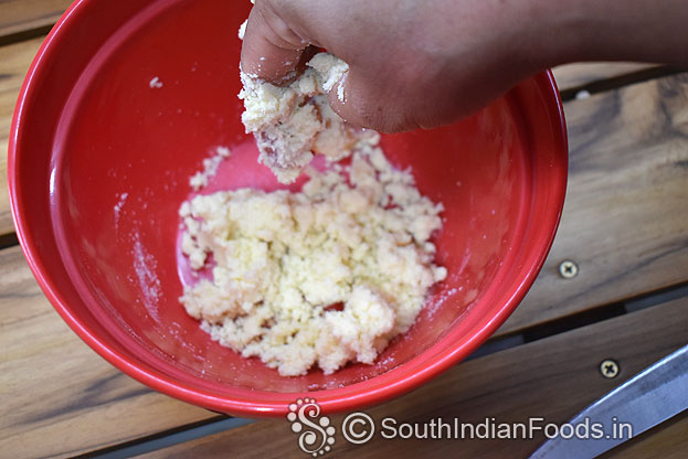 Knead it make soft dough