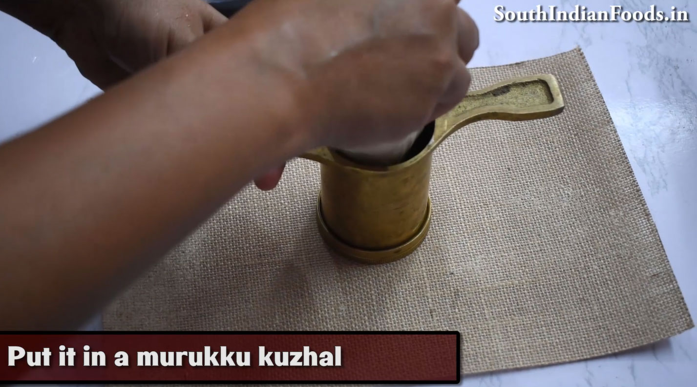 mini pottukadalai murukku recipe step15 