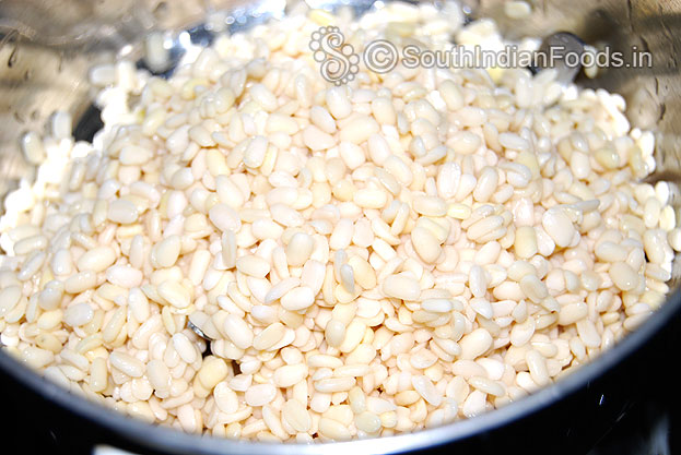 Soaked urad dal