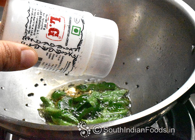 Heat oil add mustard, urad al, chana dal, curry leaves, asafoetida
