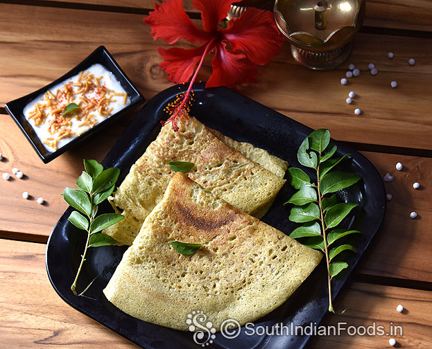 Moong dal cheela